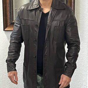 Men's Vintage Brown Leather Jacket